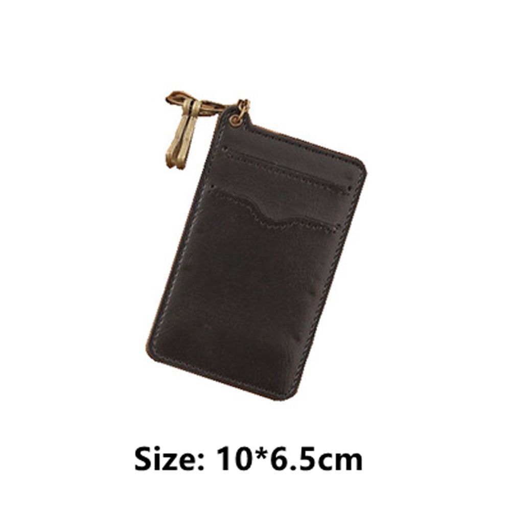 Access Control Card Double Sided Bank Card Credit ID Card Badge Case Card Holder Keychain Case Bag