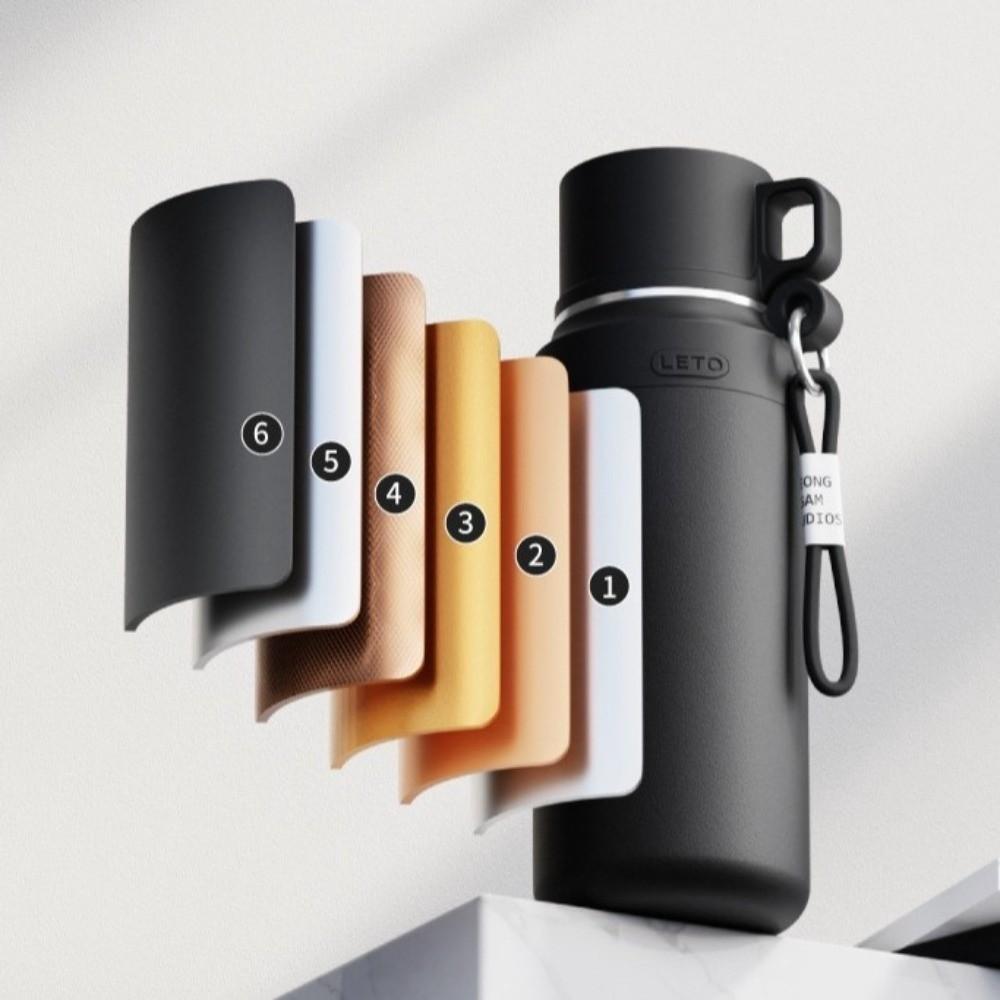 Double Wall Portable Water Cups 800ml Insulated Drinking Cup Reusable Vacuum Flasks  Office Use