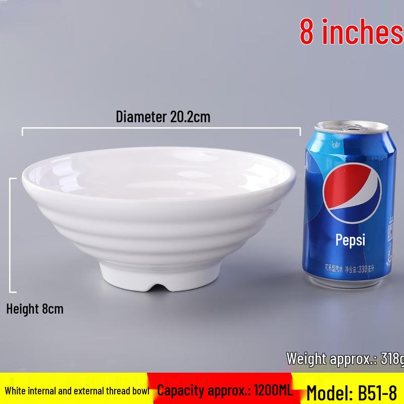 777 Melamine Soup Noodle Bowl