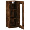 Wall Cabinet Smoked Oak 34.5 x 34 x 90 cm