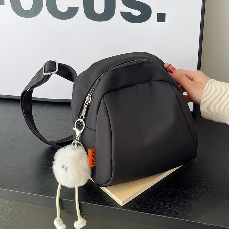 Lightweight Nylon Cloth Niche Popular New Trendy Shell Bag Canvas Versatile Casual Shoulder Messenger Bag Women