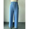 Casual Wide Leg Loose Fit Pants with Elastic Waistband and Drawstring for Spring and Autumn