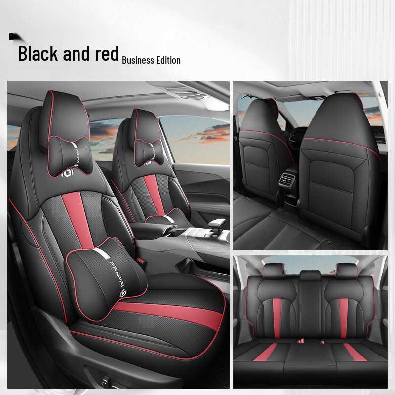 Qiyuan A05 Five-Seater Leather Car Seat Cushion - All-Season Universal Cover