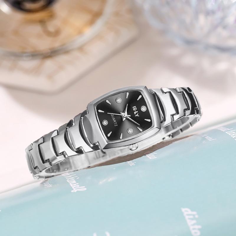 Stainless Steel Women Watch Simple Fashion Ladies Watches Quartz Elegant Luxury Rhinestone Female Wristwatch Gift Clock