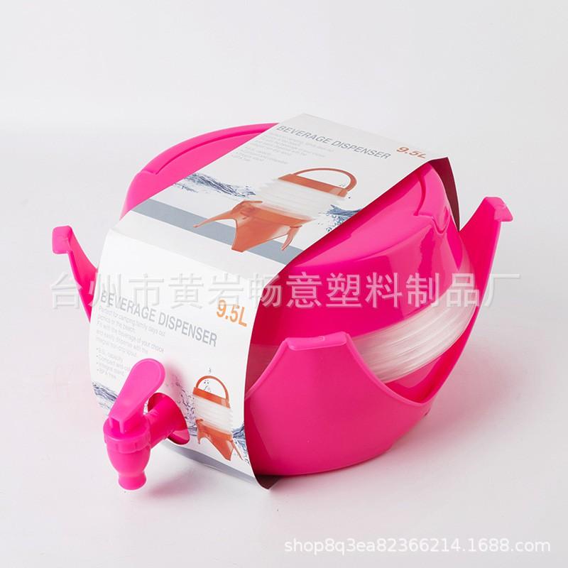 Portable Collapsible Camping Water Bucket Outdoor Travel Car Storage Beverage Beer Container 3.5L To 9.5L PP