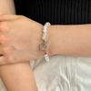 [Worn by Red Velvet's Seulgi] White Bubble Toggle Bracelet