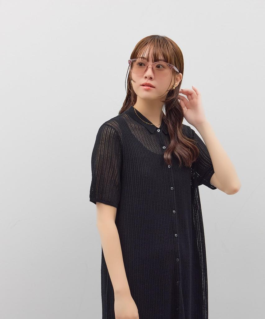 [Zoff] SUNCUTGlassesUV100%CUT Wellington-style Sunglasses  Colored Lenses, Lightweight, TR Material, Stylish, UV Protection, Men's, Women's, Unisex