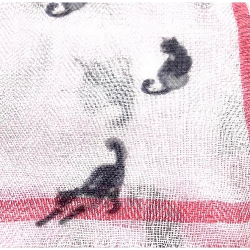 Used Reason for discount, new, PAUL&JOE, stole, cat, pink