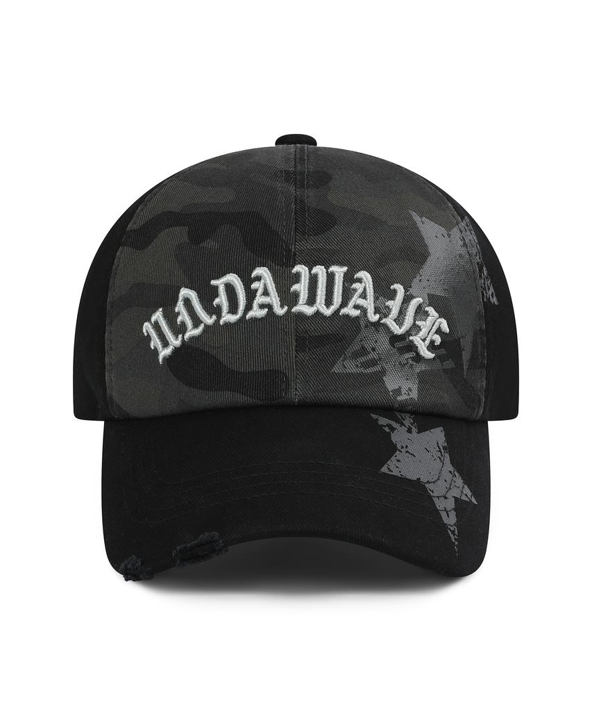 Ondaweibeu Uw 3 Stars Logo Ball Cap (Black)