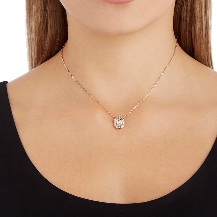 Swarovski Favor Necklaces Women's Rose Gold 5226274