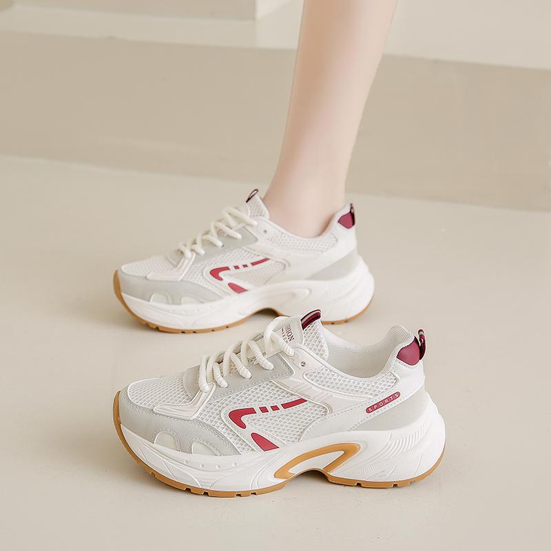 

Fashion CRLAYDK Summer Womens Chunky Sneakers Tennis Walking Breathable Fashion Mesh Shoes Comfortable Ladies Casual Sports Dad Trainers 40