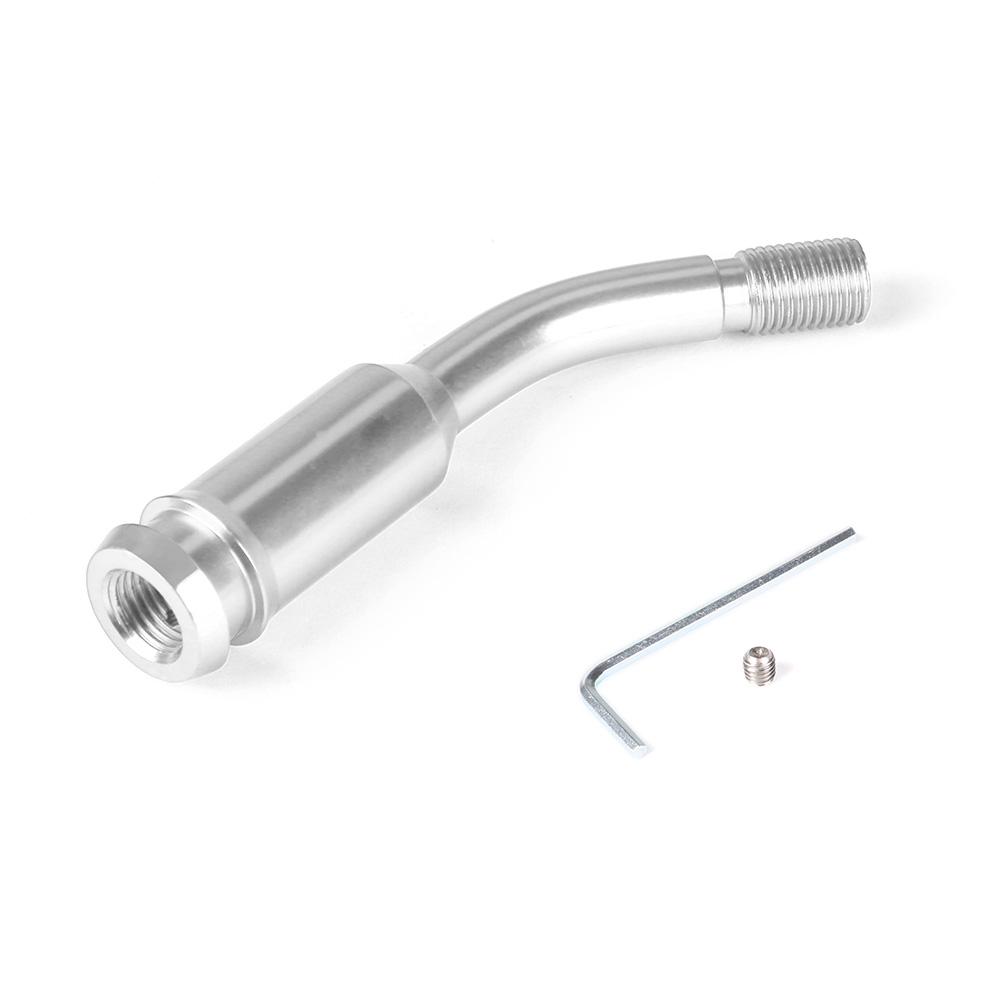 

Автомобильный модифицированный удлинитель рычага переключения передач изогнутый удлинитель гоночный быстросъемный стержень подходит для VW T4 1990-2003 серебряный