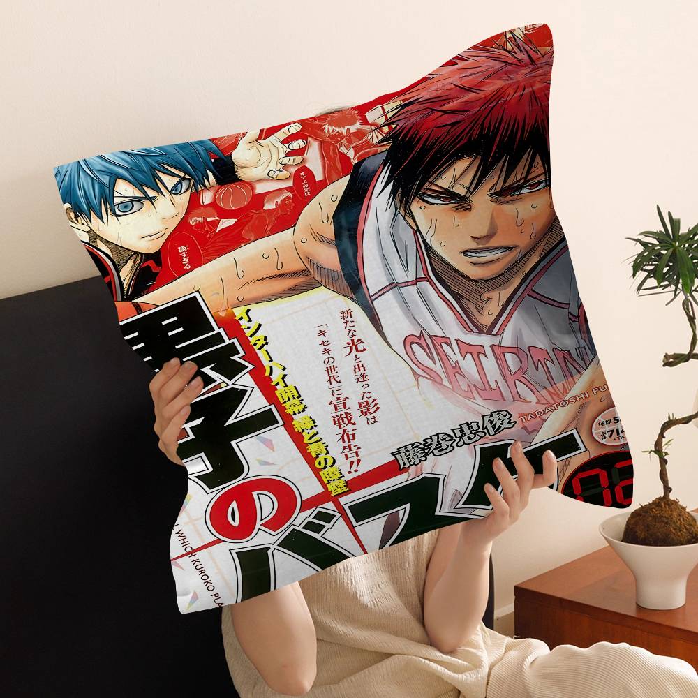 Anime Kuroko's Basketball Kissenbezug Toon Geschenk Kissenhülle Schlafzimmer Zuhause Sofa Stuhl Sitz Dekor Kissenhülle