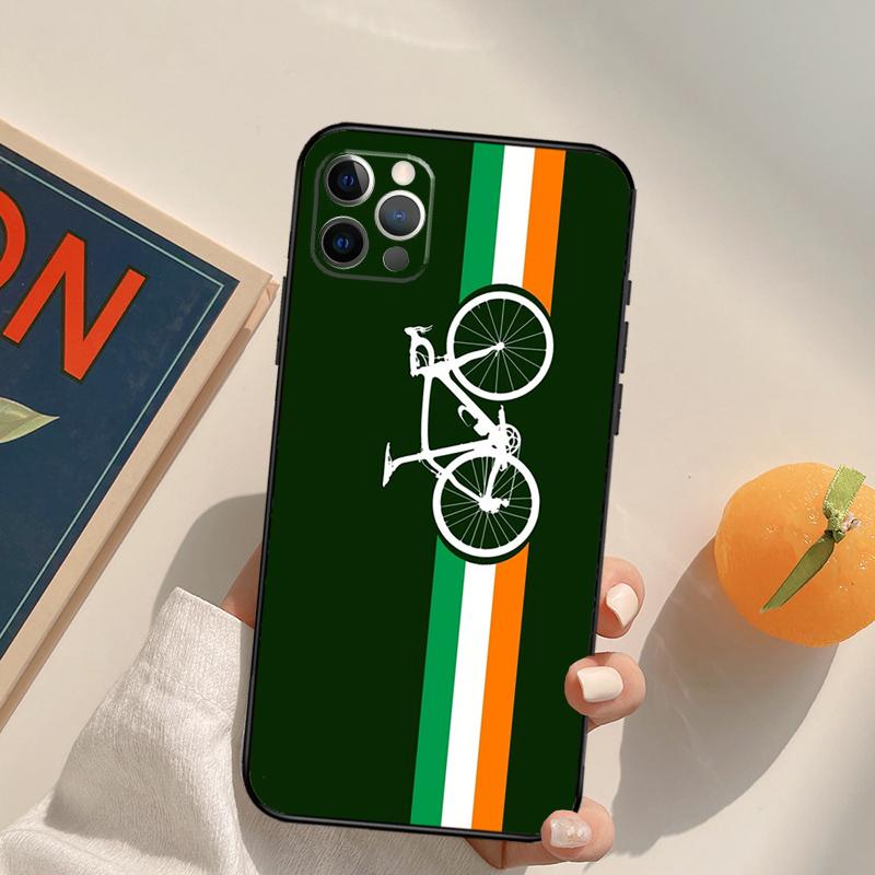 Bike Cycling Art Funda Case For iPhone 16 Pro Max 15 14 11 12 13 Pro Max Mini XR 16e 16 15 Plus Phone Cover