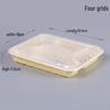 Ai Ge 4-Compartment Disposable Lunch Box