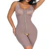 Plus Size Open-Crotch Full Body Shaper for Women - Sculpting and Supportive One-Piece
