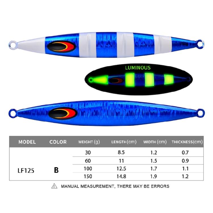 5Pcs Fishing Glow Lures Jigs Lures Freshwater Saltwater Metal Slow Pitching Jigs Fast Sinking Jigging Baits Swimbait