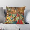 Persian Party Vintage Square Pillowcase Polyester Linen Velvet Creative Zip Decor Throw Pillow Case Home Cushion Cover Wholesale