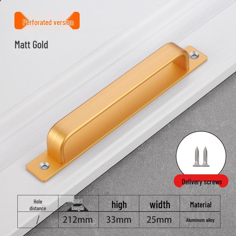 Self-Adhesive Door Pull Handle for Bathroom, Bedroom, or Sliding Doors