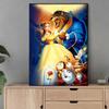 Full Round Diamond Painting Beauty and The Beast Art Rhinestone Picture Mosaic DIY 5D Cross Stitch Embroidery Home Decoration