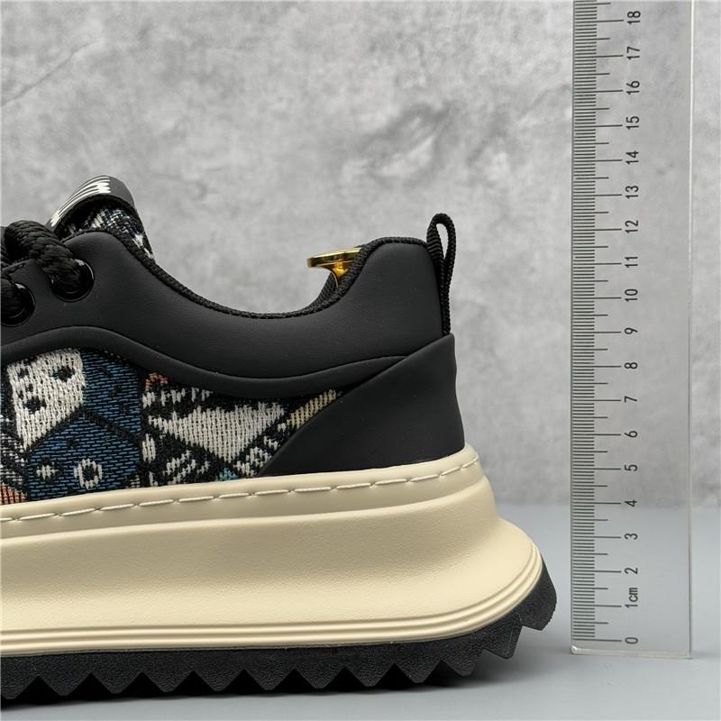 Neue Designer Herren Mixed Patchwork All Match Dicke Sohle Causal Schuhe Flats Mokassins Herren Walking Sneakers Zapatos Hombre