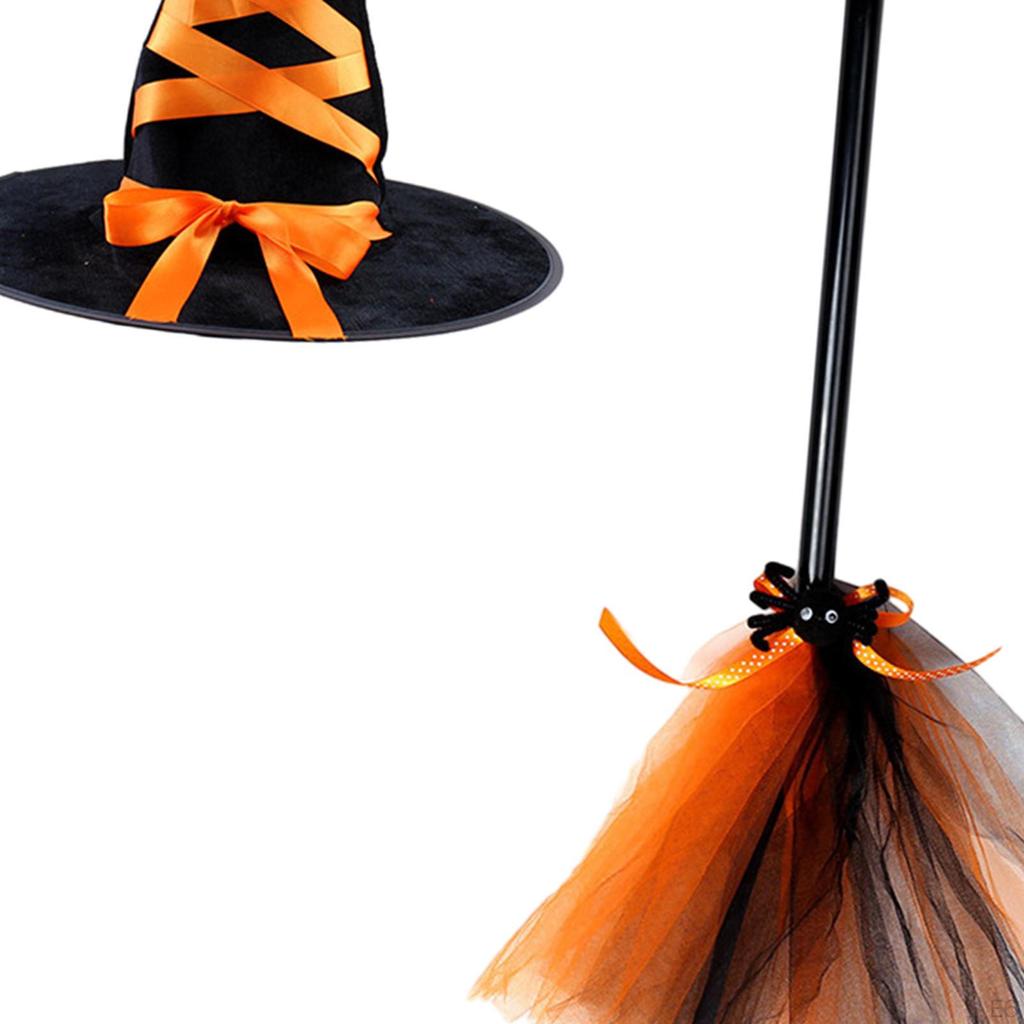 Halloween Broom Hat Pointed Children Kids Decor Nbesen Broomstick for Masquerade