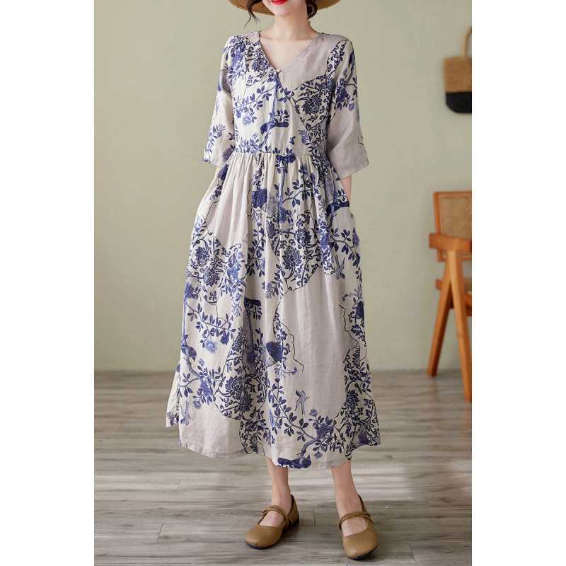 

Женское фланелевое хлопковое платье 2XL