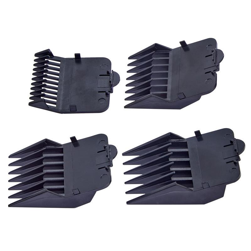 4 Stück Universelle Haarschneidekamm-Führungaufsätze, Größen, Friseur-Ersatz, Elektrische Schiebeklingen-Limitierkämme