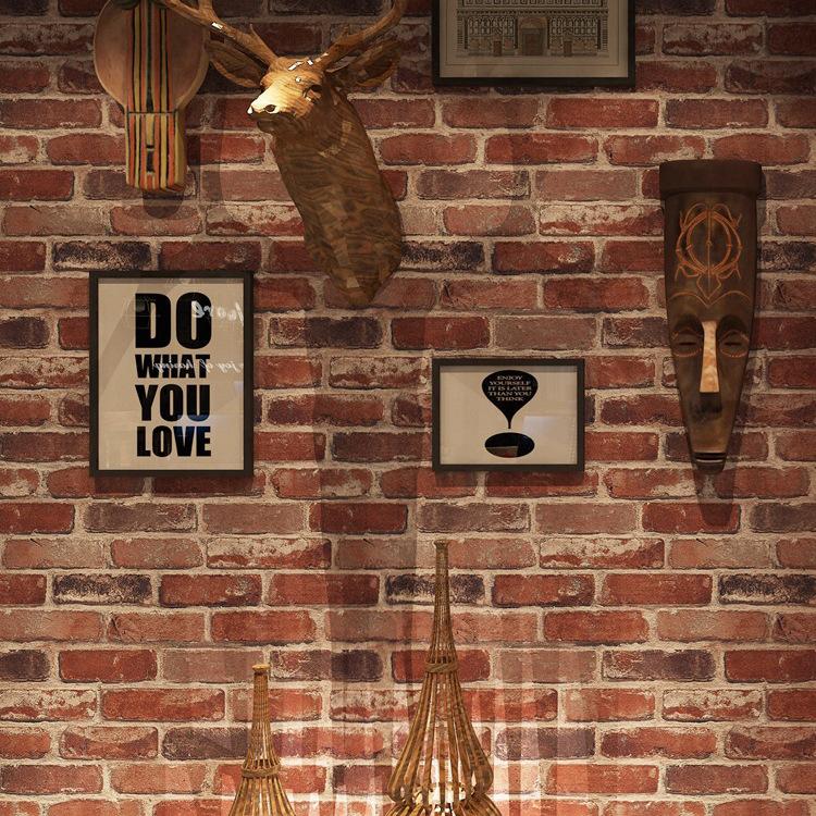 

Обои ПВХ ретро 3D стерео имитация камня текстура обои декор спальня ТВ стена гостиная обои 53см* 9,5 м 0.53m x 9.5m