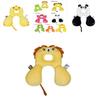 Baby Car Neck Pillow With Cartoon Animal Designs For Comfort And Protection
