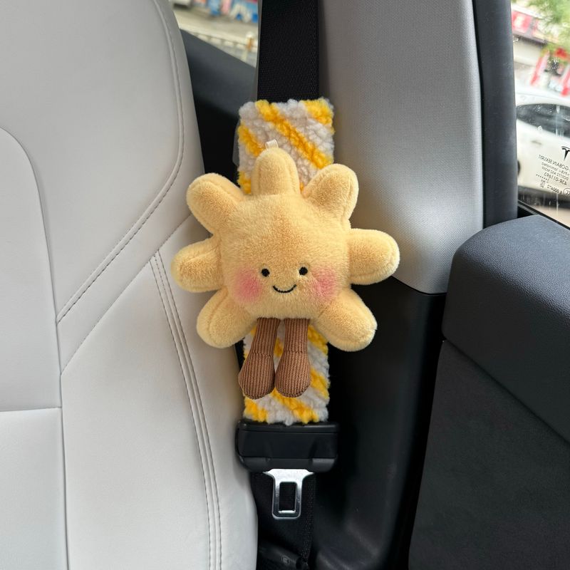 

Jc Same Style Ins Sunflower Car Seatbelt Shoulder Pad Car Decoration Gift Cute Creative New Car Gift Shoulder Pad - Sunflower