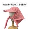 Selbst zu bindende Turban-Baseballkappen Gittermuster für Erwachsene Strandurlaube Fischerhut