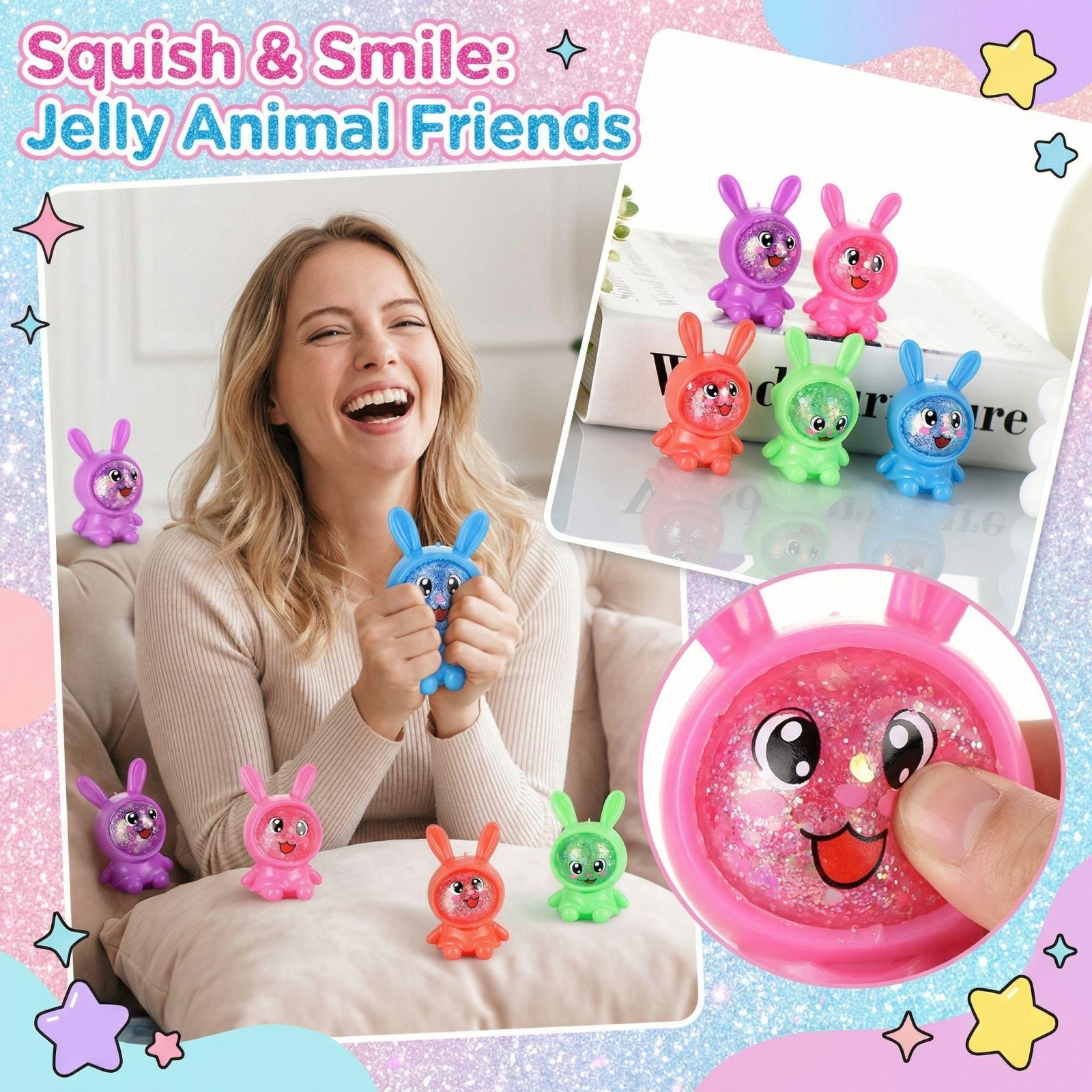 

Mixed Animal Pectin Squeezable Toy For Stress Relief (Random Selection) One Size