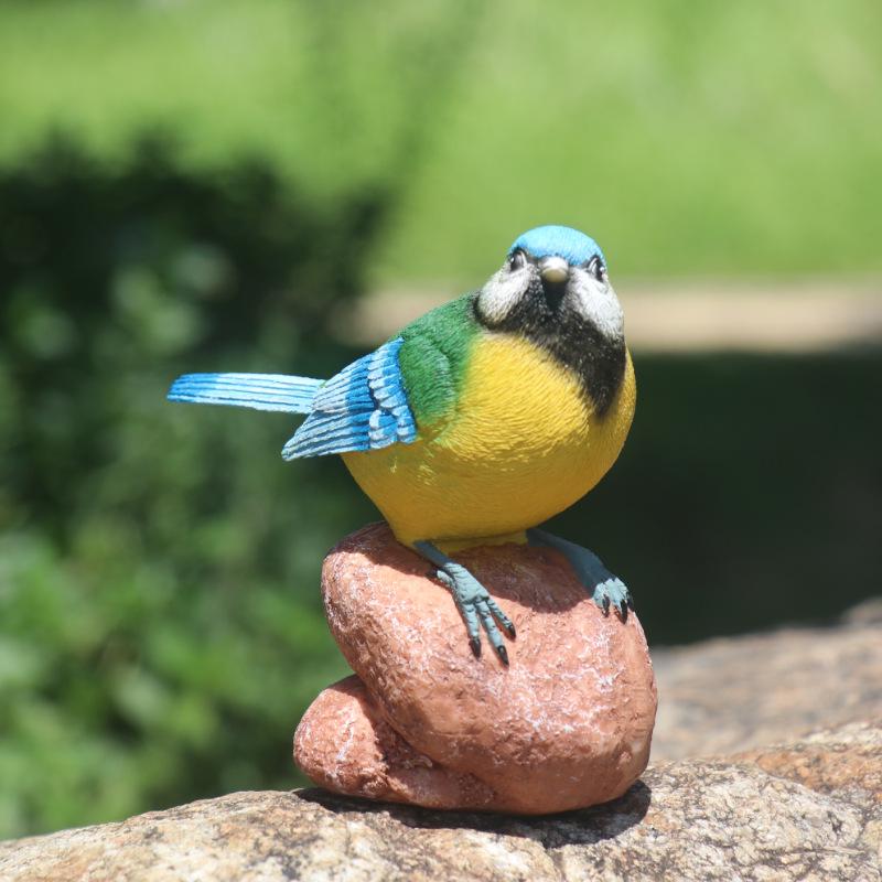 Charming Resin Bird Figurines for Home and Garden Decor