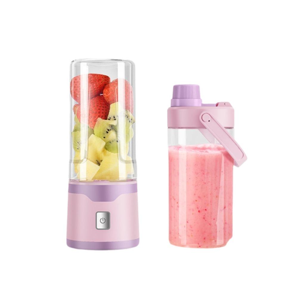 Multifunktionale Wiederaufladbare Elektrische USB Saftpresse Tasse Handheld Doppelbecher Mixbecher 500 ML Smoothie Mixer Tasse Outdoor