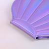 Kompaktní kosmetické zrcátko Pu Leather oboustranná lupa na make-up ve tvaru moře Shell