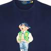 Polo Ralph Lauren Letter Bear Print Crew Neck Short Sleeve T-Shirt Men Tops Blue 710854497-039