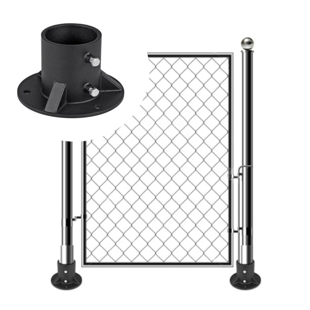 With Screws Flange Base Floor Flange Post Mount Fence Post Installation  Railing Installation