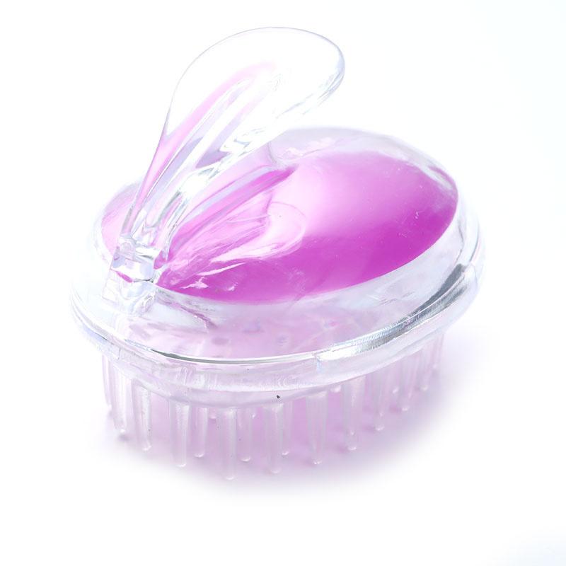 

Силиконовая щетка для мытья головы фиолетовый