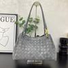 New Style Woven Parachute Bucket Bag Fashionable High-end Large-capacity Portable Underarm