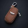 Leather Car LOGO Key Case Cover Organizer Bag For New Bentley Flying Spur Continental GT Bentayga Mulsanne  Auto Accessories