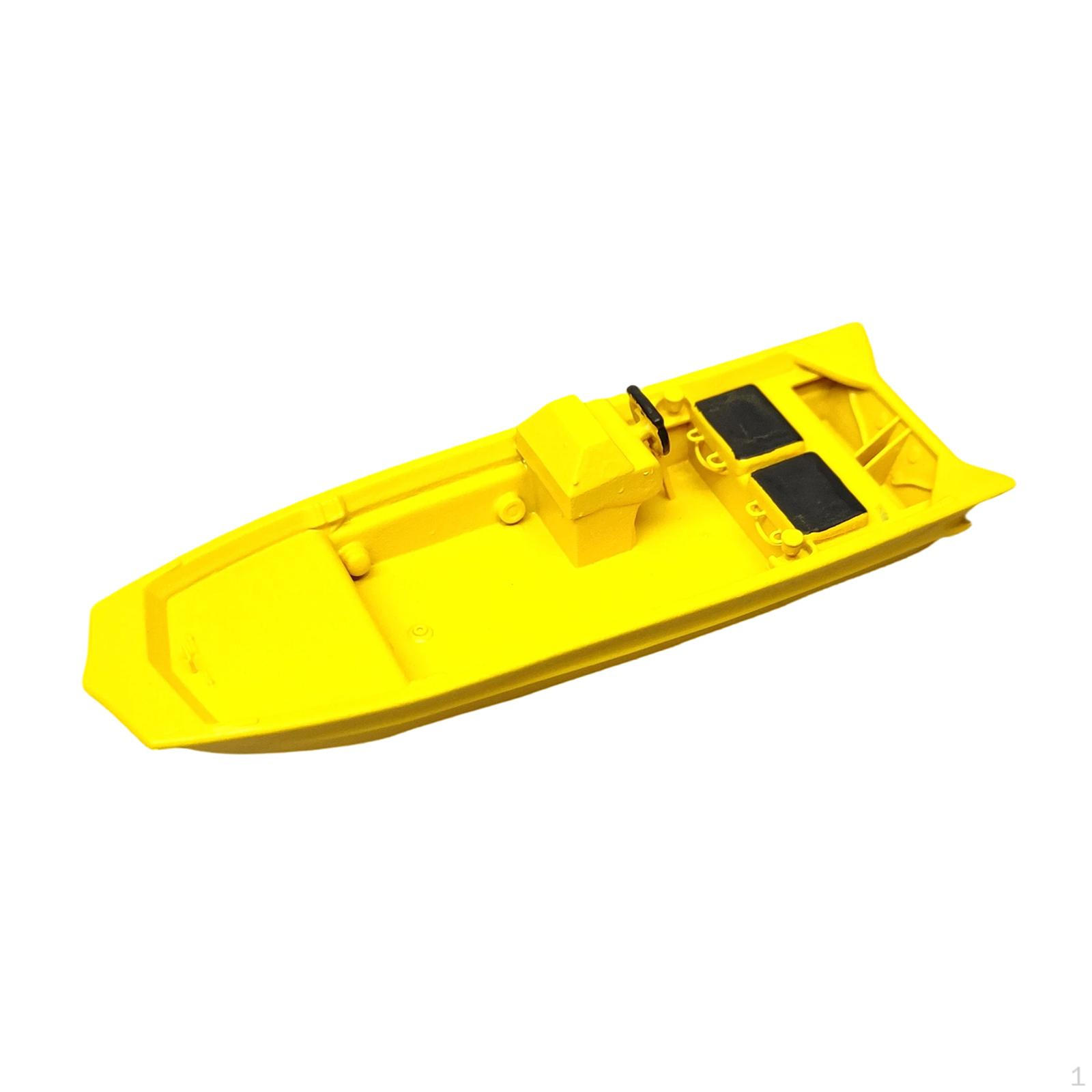 

1 Piece Miniature Camping Boat Model Resin Fishing Ship Nautical Scene Decor Ornament Realistic жёлтый