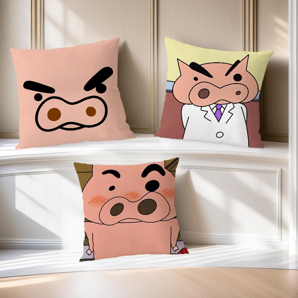 Art Cute Funny b-Buriburizaemon Cushion Cover Comfortable Soft Pillow Case for Sofa Living Room Home Decor Protective Covers