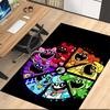 Smiling Critters Printed Carpet, for Office Chair Living Room Bedroom Kitchen Room Decor Gifts.