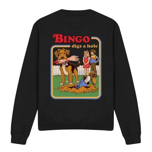 Steven Rhodes Unisex Adult Bingo Digs A Hole Sweatshirt