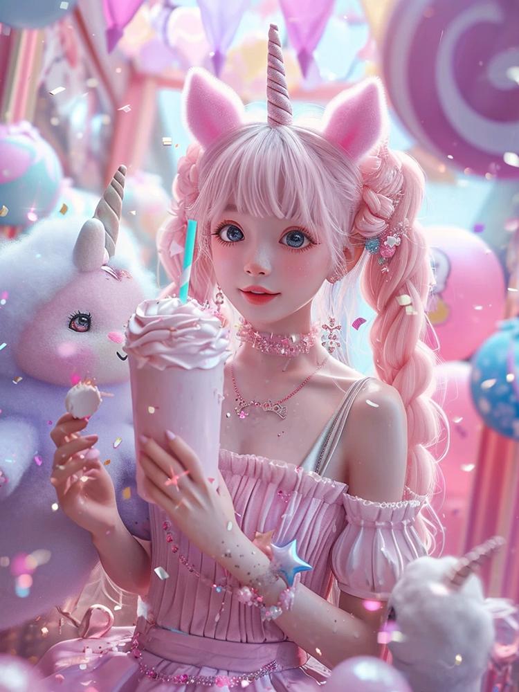 

5D DIY Алмазная картина Красочный портрет Вышивка крестом Мозаика Алмазная вышивка красочная сахарная кость девушка Стразы Набор Искусство 5D Full Round 20x30CM