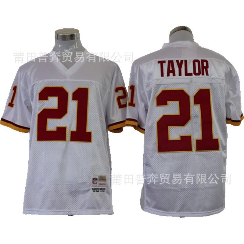 Washington Redskins Retro Football Jersey 21 Taylor 17 D.Williams Men Women Sportswear