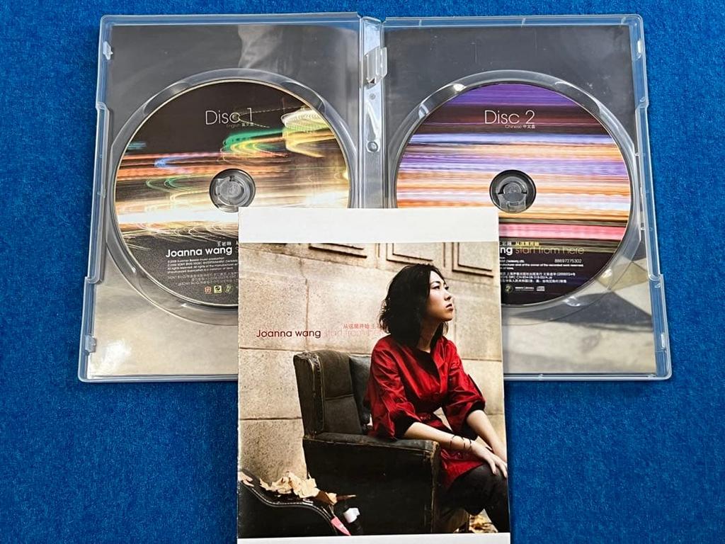 [USED] Joanna Wang Start From Here 2CD Wang Ruolin (Taiwan Version)
