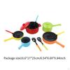 10Pcs Little Chef Kitchen Set Toys Gift Role Playing Kids Cooking Playset Pretend Play