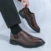 Fashion Fashion Leather Men Casual Shoes Male Slip On Flats Handmade Hot Sale Loafers Classic Mens Formal Dress Business Shoes Moccasins